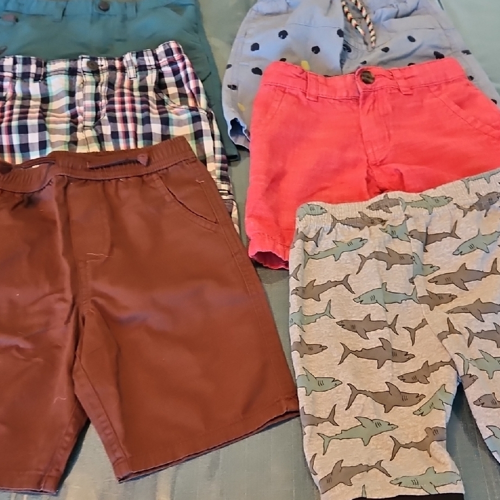 Boys Blue and Brown Casual Shorts Collection